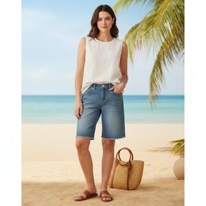 Democracy Ab Technology Bermuda Shorts Size 6
